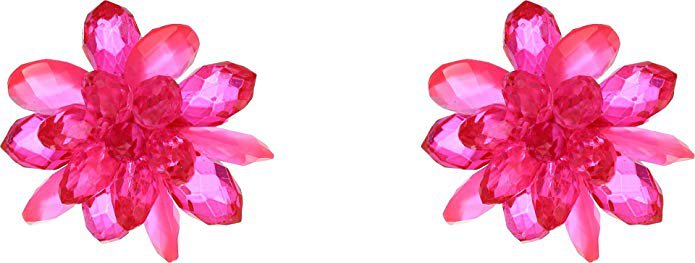 Amazon.com: Kate Spade New York Women's Full Flourish Flower Studs Earrings Pink One Size: Clothing