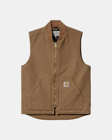 brown carhart vest