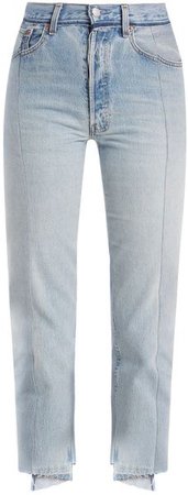 Vetements Reworked Straight-Leg Cropped Jeans ($1,340)