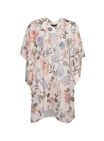 Multi Colour Floral Print Lightweight Cover Up | Dorothy Perkins