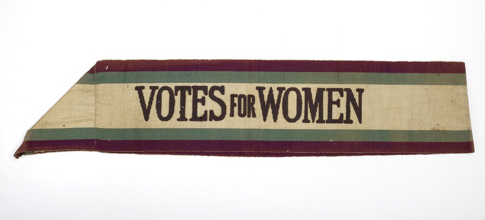 Nellie Hall’s suffragette sash | Accession number: 1996 E2.1… | Flickr
