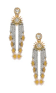 Elizabeth Cole Keisha Earrings in Gold | REVOLVE