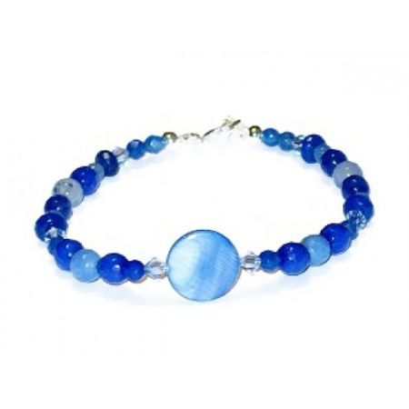 Blue Handmade Bracelet | AngieShel Designs