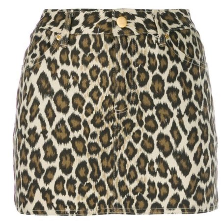 Jean Paul Gaultier ‘89 cheetah skirt