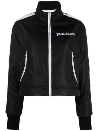 Palm Angels Lightweight Cropped Puffer Jacket