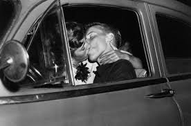 60's young couple kissing in car - Google Search