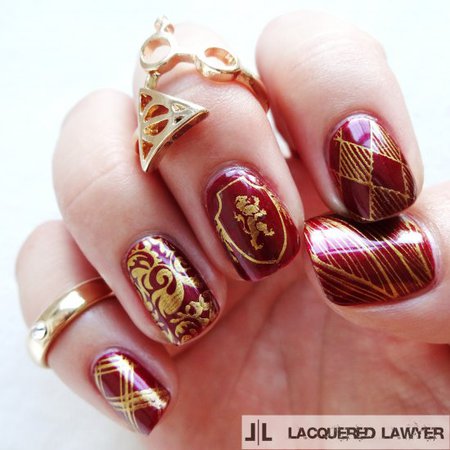 Gryffindor Nails