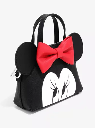 Loungefly Disney Minnie Mouse Eyes And Ears Mini Handbag | BoxLunch