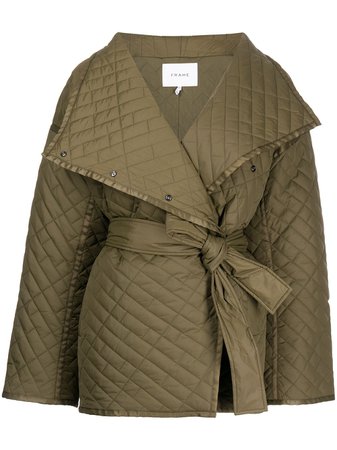 FRAME quilted puffer jacket - FARFETCH