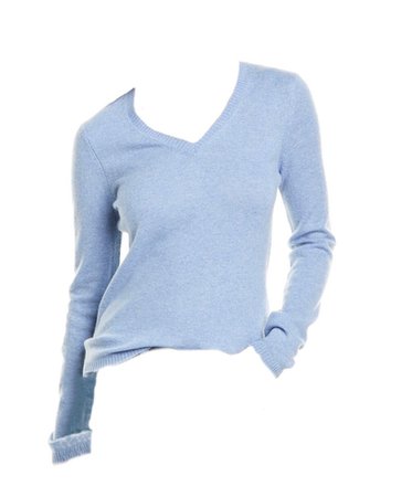 soft blue sweater