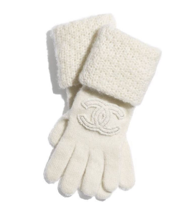 White Chanel Gloves