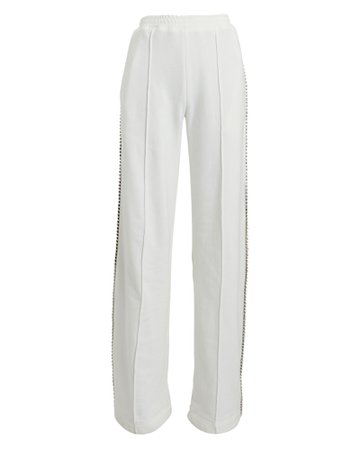 AREA Crystal Embellished Sweatpants | INTERMIX®