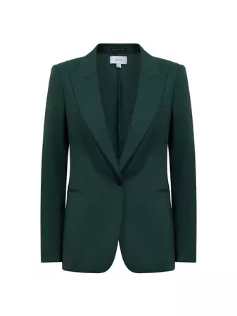 Shop Reiss Jade Wool-Blend Tuxedo Jacket | Saks Fifth Avenue