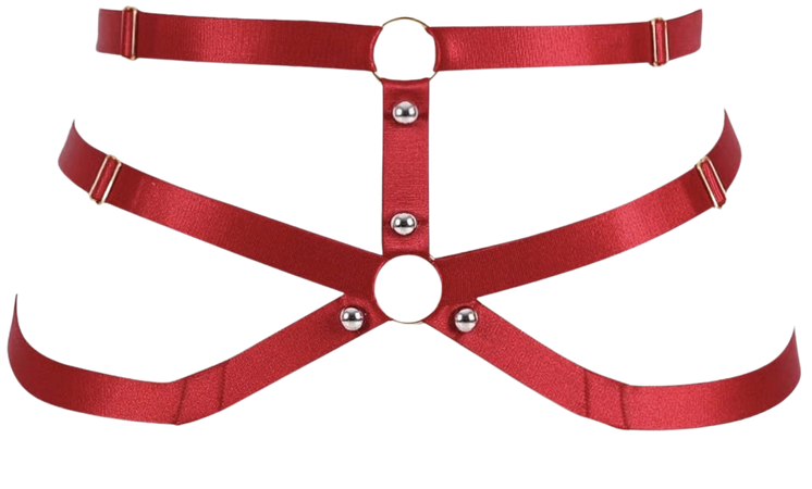 red harness belt