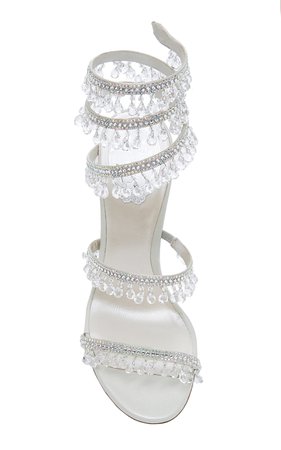 Exclusive Crystal-Embellished Sandal by Rene Caovilla | Moda Operandi