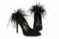 feather shoes