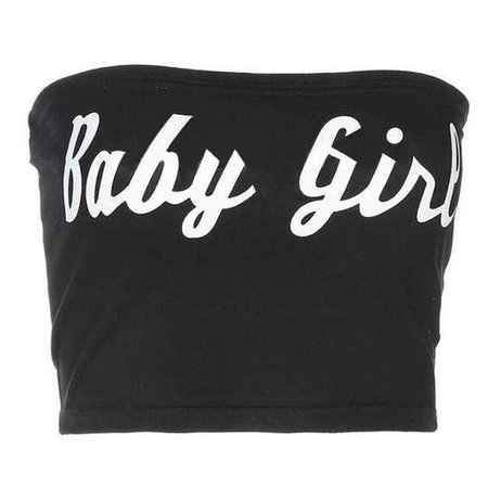 Baby Girl Tube Top Cropped Boob Tube Chic Sleeveless | Kawaii Babe