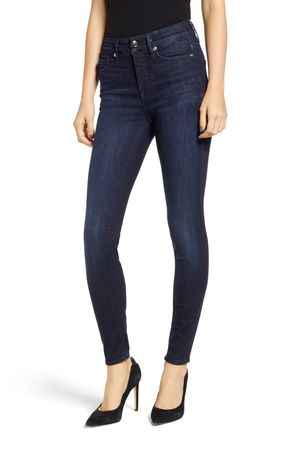 Good American Good Legs High Waist Skinny Jeans (Blue 224) (Regular & Plus Size) | Nordstrom