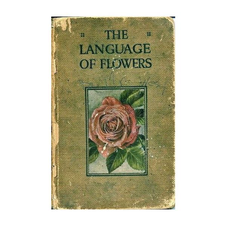 vintage flower book
