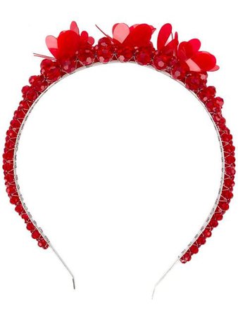 Simone Rocha Flower embellished headband