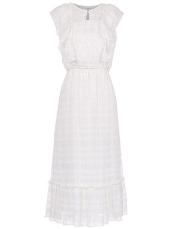 White Nk Midi Silk Dress | Farfetch.com