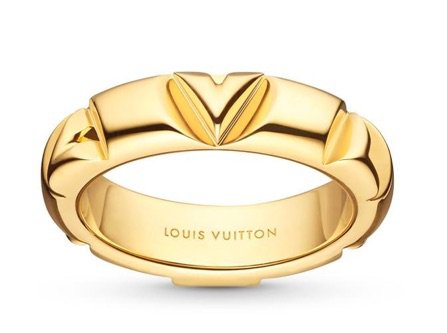 LV gold ring small