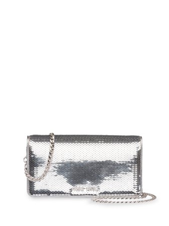 Miu Miu Sequinned Mini Bag 5DH044959 Silver | Farfetch