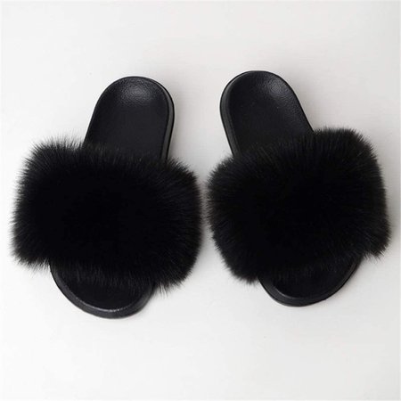 black fur slides