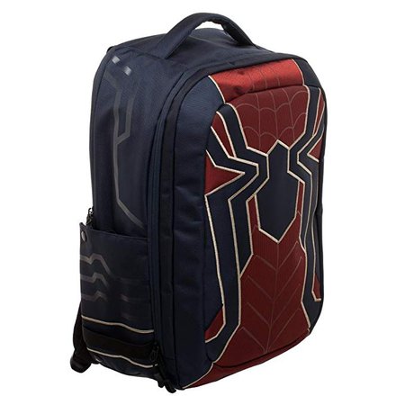 Amazon.com: Spiderman Bag, New Avengers Costume Style Red with Blue, Back to School Backpack: Clothing