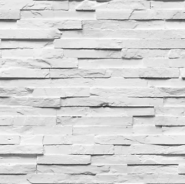 Fine Decor Ledgestone White Stone effect Smooth Wallpaper | DIY at B&Q
