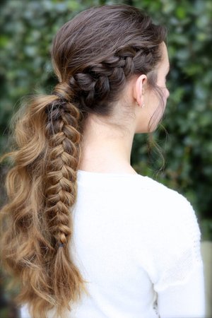 The Viking Braid Ponytail | Hairstyles for Sports - Cute Girls Hairstyles