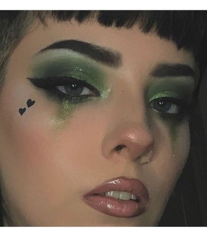 green makeup