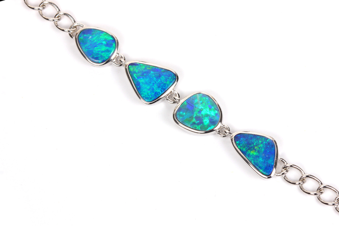 Opal blue bracelet