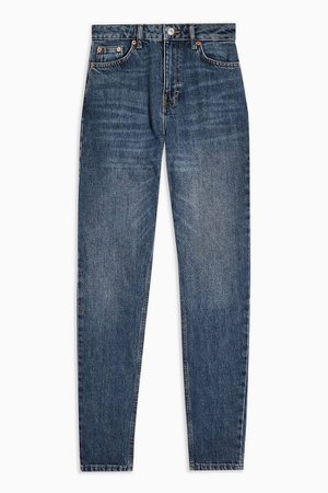 Rich Blue Mom Jeans | Topshop blue