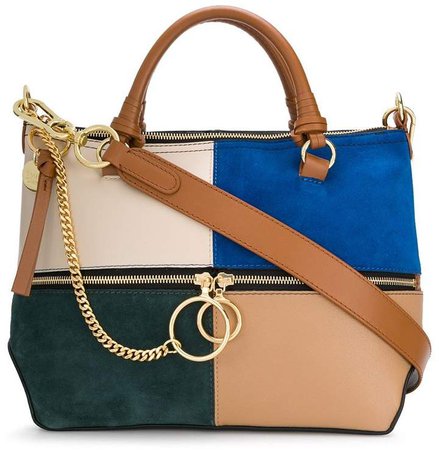 Emy panelled tote
