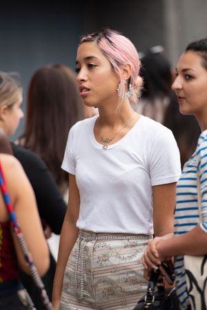 Pink Hair Trend During New York Fashion Week, Fall 2018