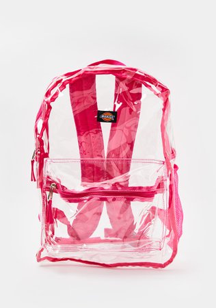 Pink All Clear Backpack | Dolls Kill