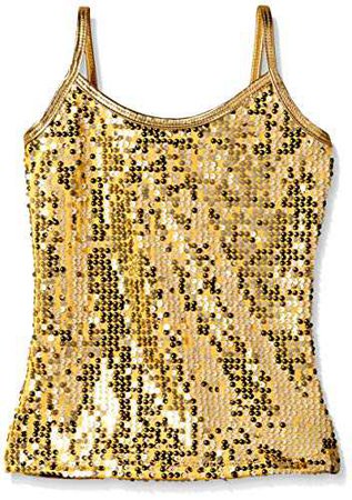 Amazon.com: Gia Mia Dance Girls Sequin Camisole: Clothing