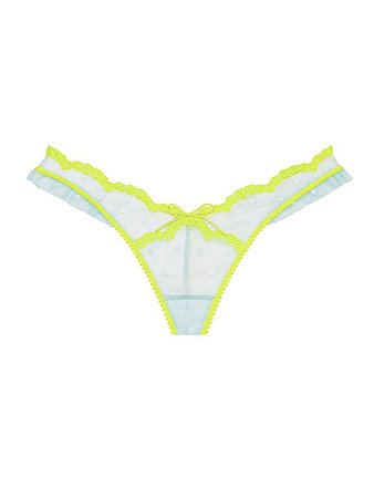 Neon Dottie Thong Panty - Victoria's Secret