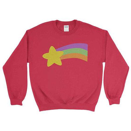 Mabel Pines shooting rainbow star Sweatshirt Gravity Falls