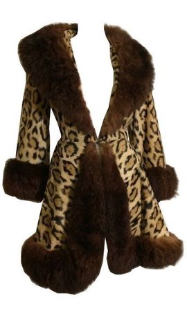 leopard fluffy jacket