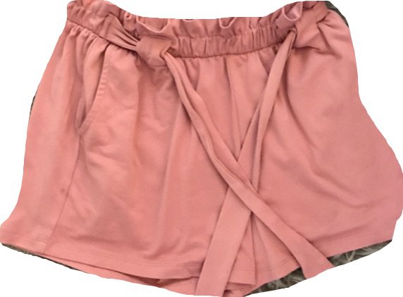 pink summer shorts