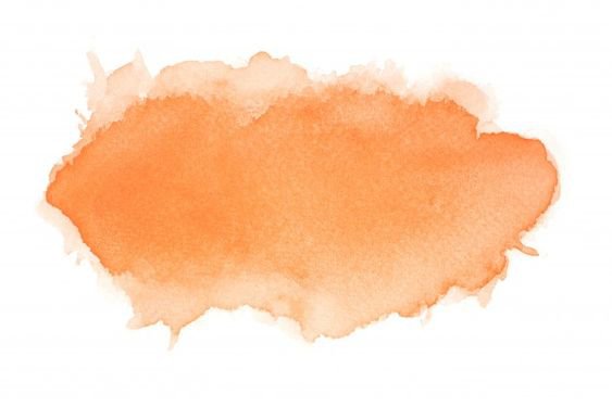 Orange Watercolor Wash