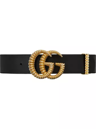 Gucci Leather belt with torchon Double G buckle $570 - Buy SS19 Online - Fast Global Delivery, Price