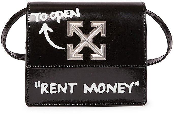 Mini Jitney 0.7 Rent Money Leather Crossbody Bag