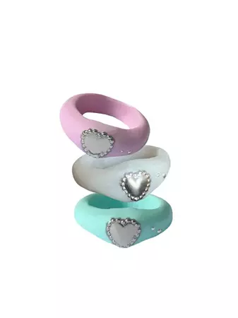 Heart Motif Ring - 2 Colors | W Concept
