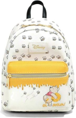 Amazon.com | Loungefly Disney Winnie The Pooh Bees & Honey Mini Backpack | Casual Daypacks