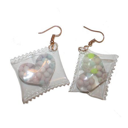 Bagged Heart Earrings beaded heart jewelry earrings vintage | Etsy