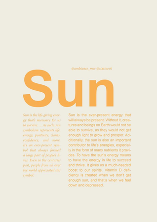 yellow text sun