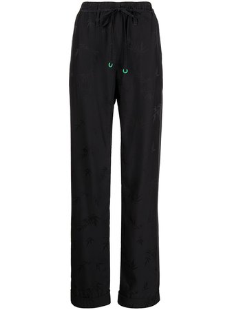 Shop Alexander Wang silk-jacquard pyjama pants with Express Delivery - FARFETCH